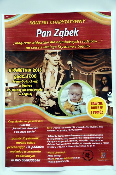 Pan Ząbek wystąpił dla chorego Krystianka
