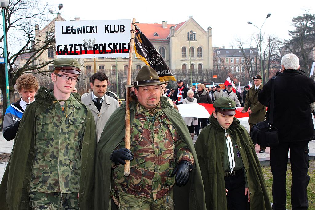Smoleńska rocznica w Legnicy. „Precz z Iwanem!”