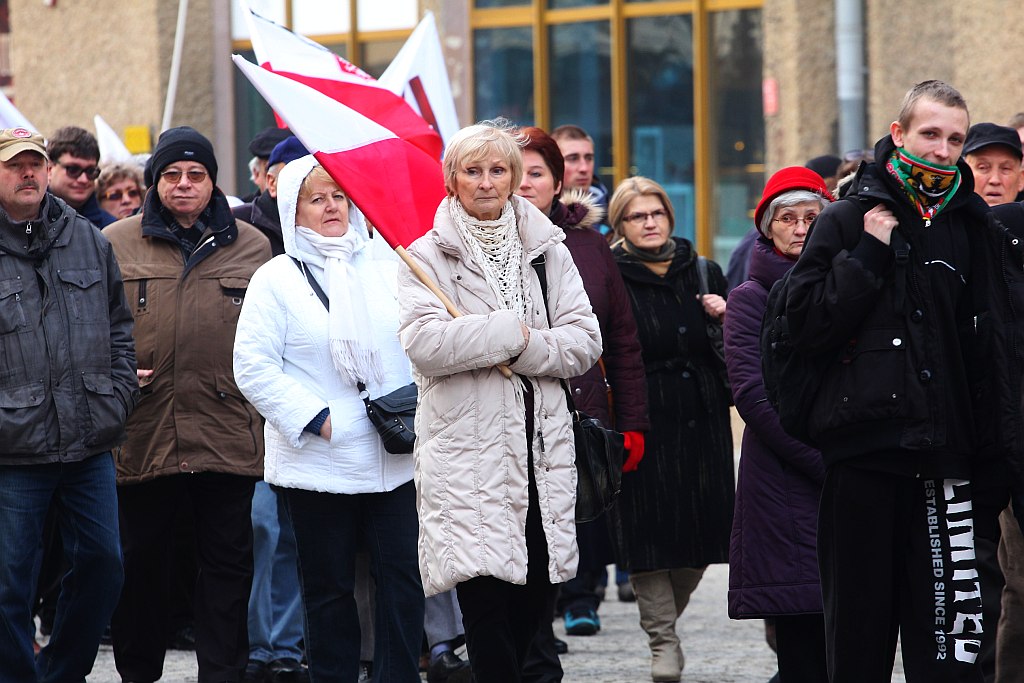 Smoleńska rocznica w Legnicy. „Precz z Iwanem!”