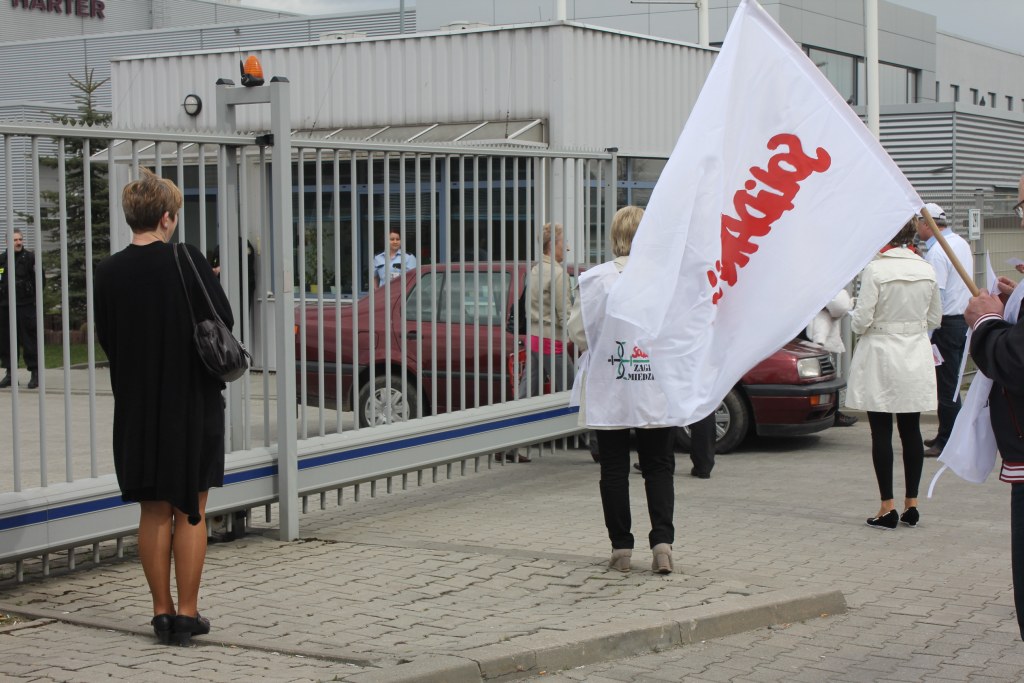 Pikietowali pod ADO. Strajk coraz bliżej!