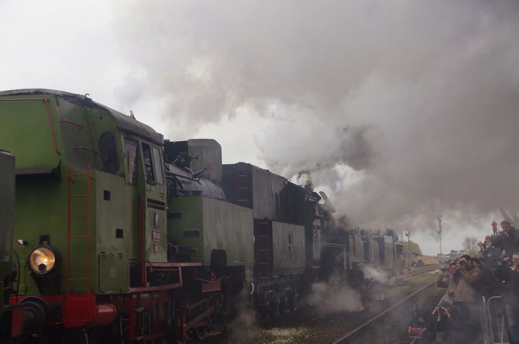 Maszyny pod parą przyjechały do Wolsztyna