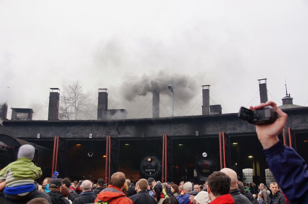 Maszyny pod parą przyjechały do Wolsztyna