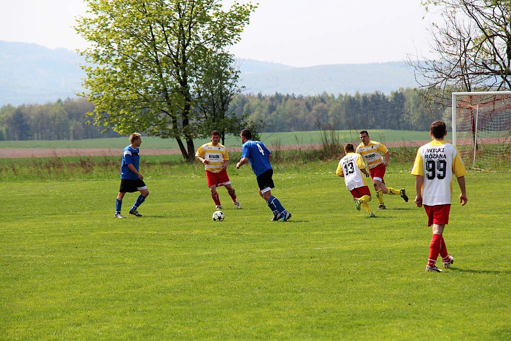 Klasa A: Błękitni Kościelec - Wilki Różana 8:0