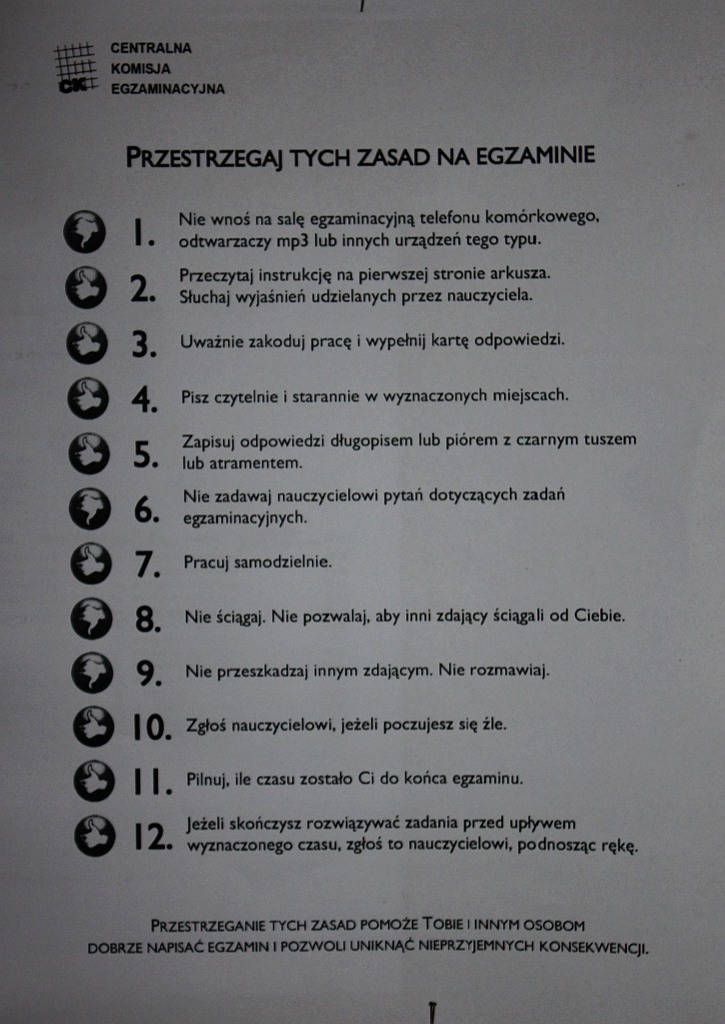 Matura w I Liceum w Legnicy
