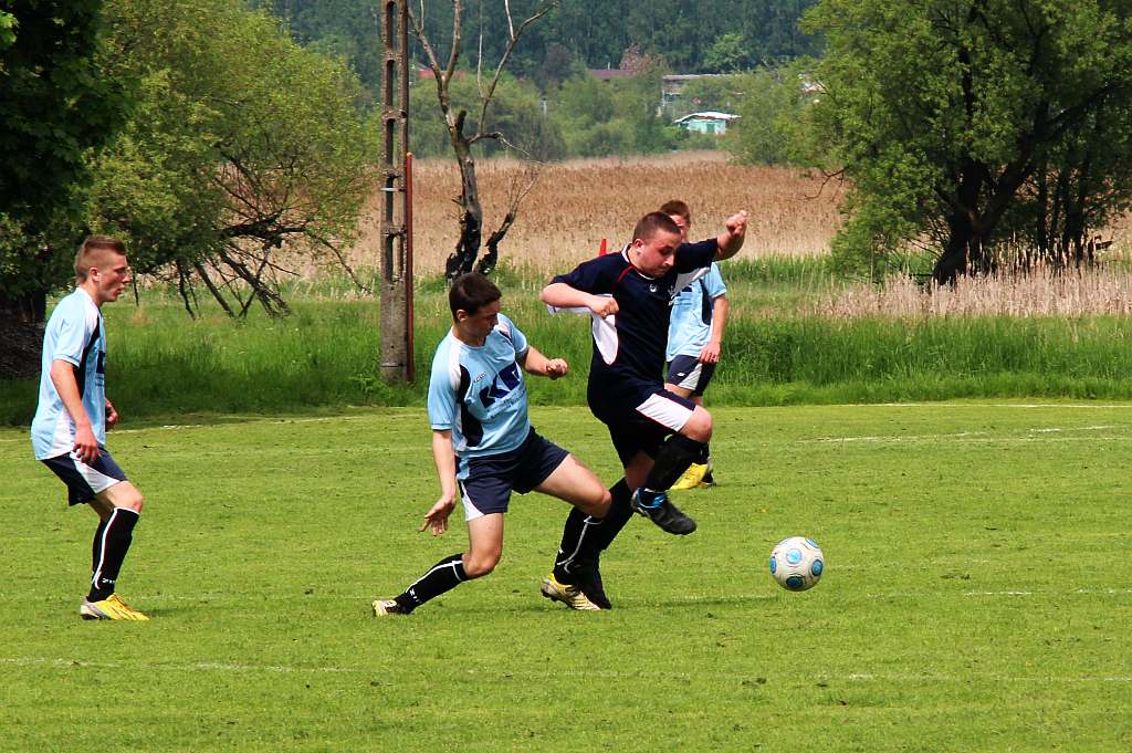 Klasa B: Błękitni  - Korona  7:0