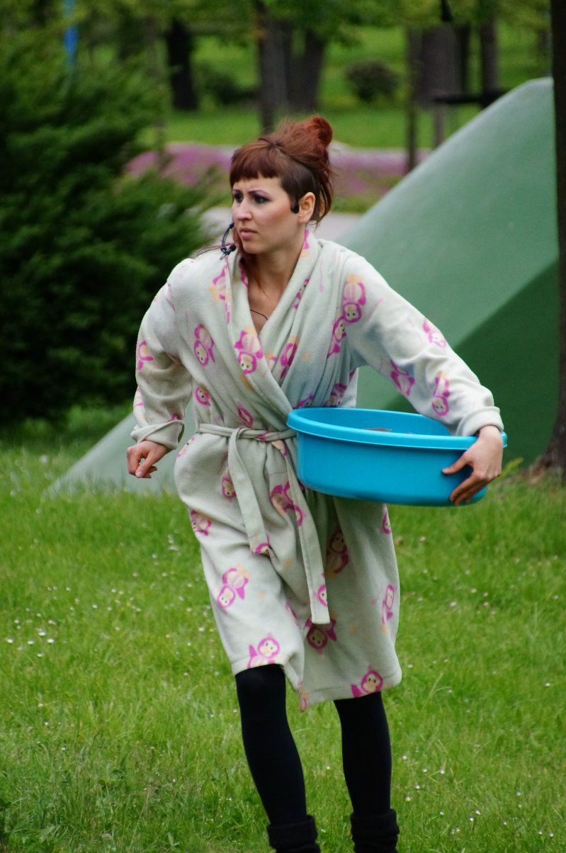 Teatr AVATAR w parku zagrał dla dzieci