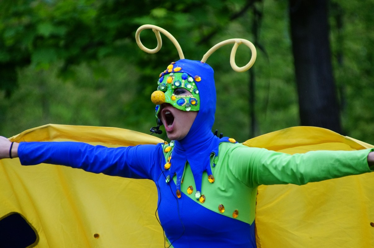 Teatr AVATAR w parku zagrał dla dzieci