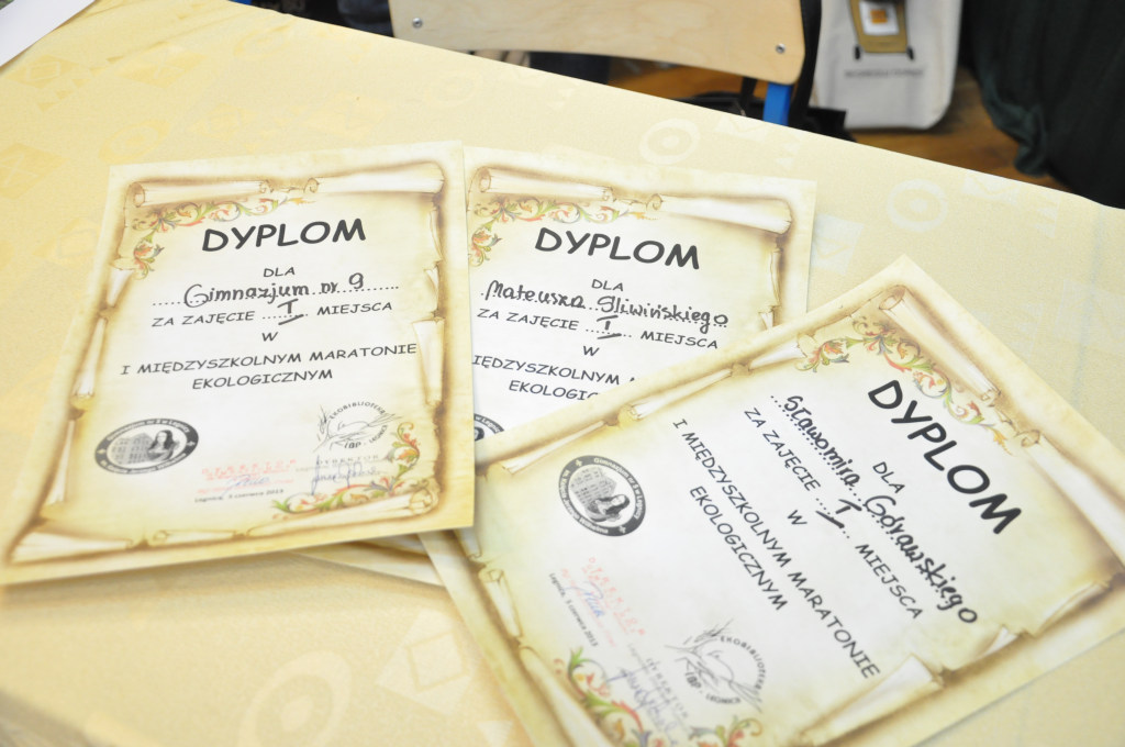 I Międzygimnazjalny Maraton Ekologiczny