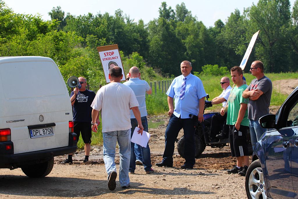 Stop strzelnicy w Dobrzejowie