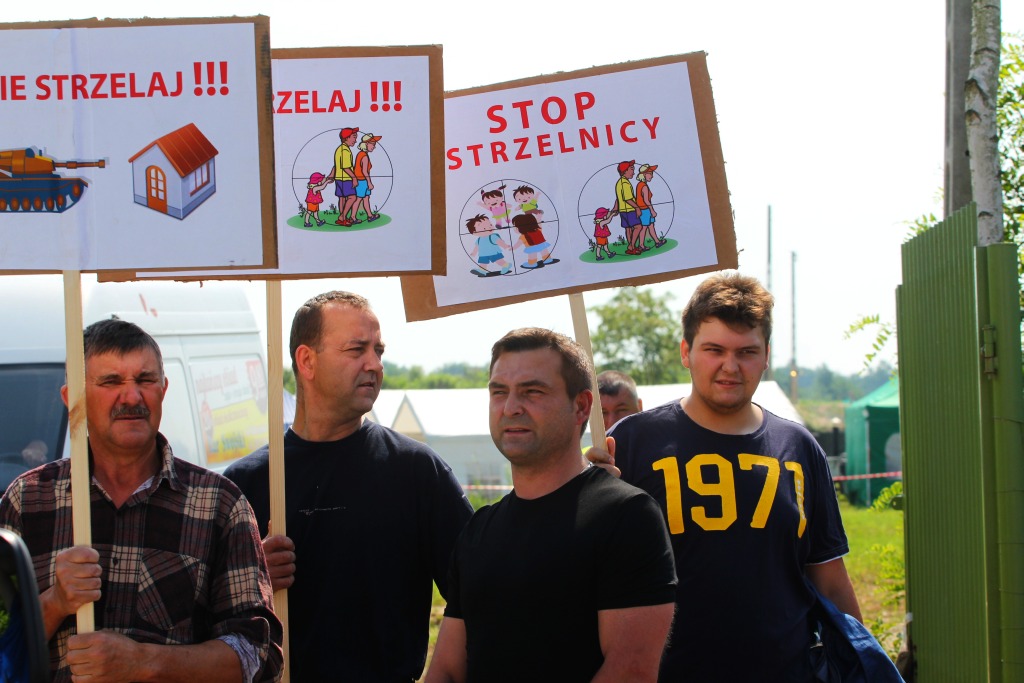 Stop strzelnicy w Dobrzejowie