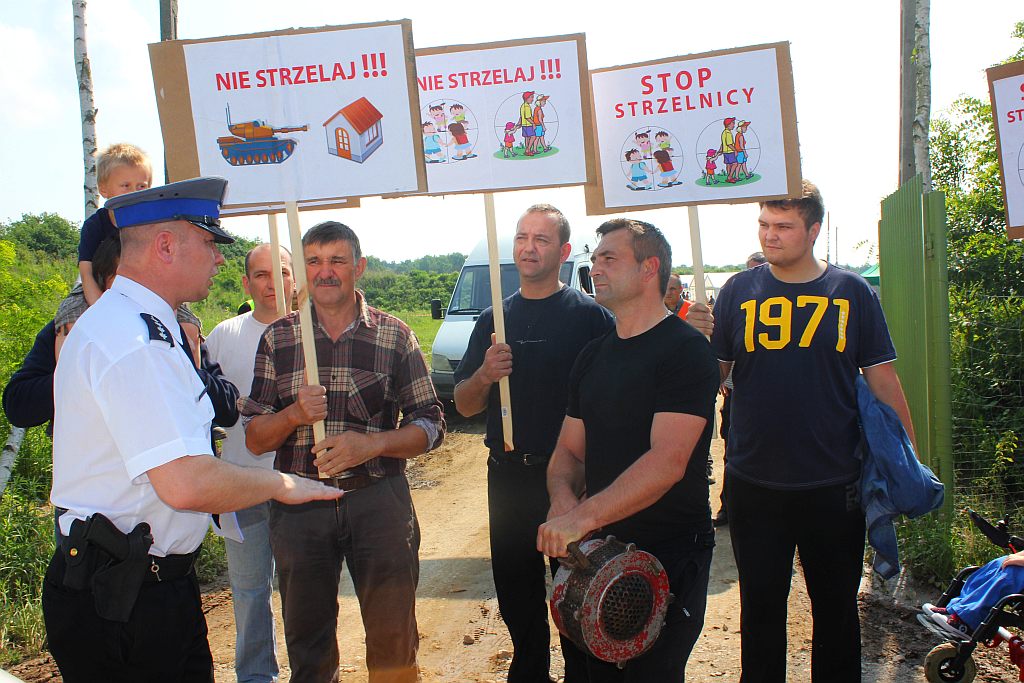 Stop strzelnicy w Dobrzejowie