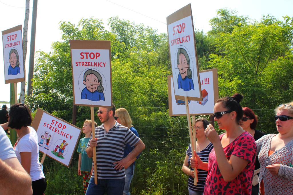 Stop strzelnicy w Dobrzejowie