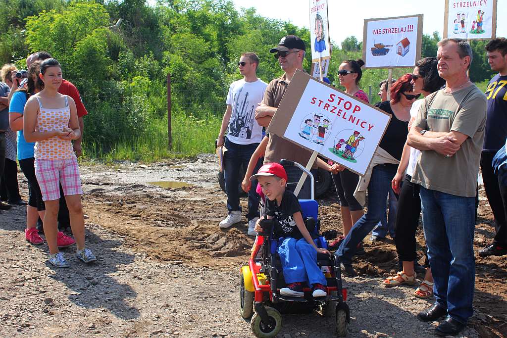 Stop strzelnicy w Dobrzejowie