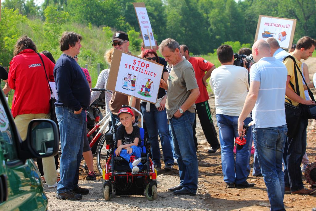 Stop strzelnicy w Dobrzejowie