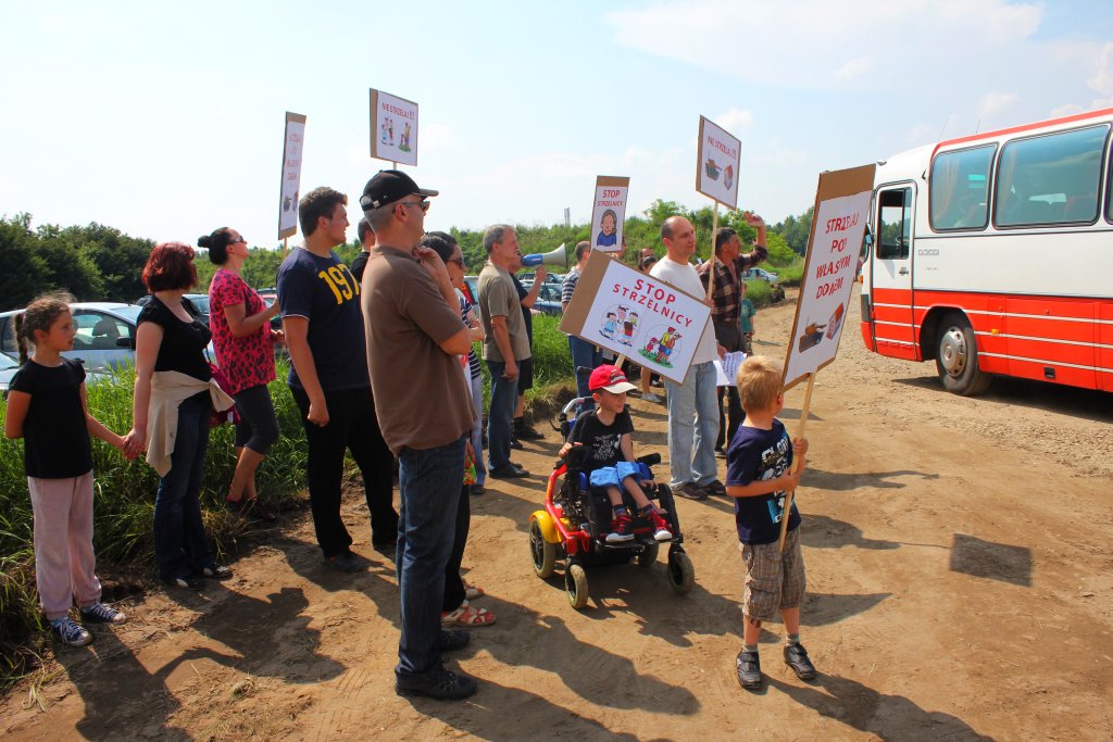 Stop strzelnicy w Dobrzejowie