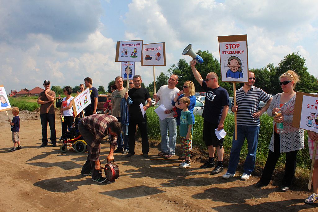 Stop strzelnicy w Dobrzejowie