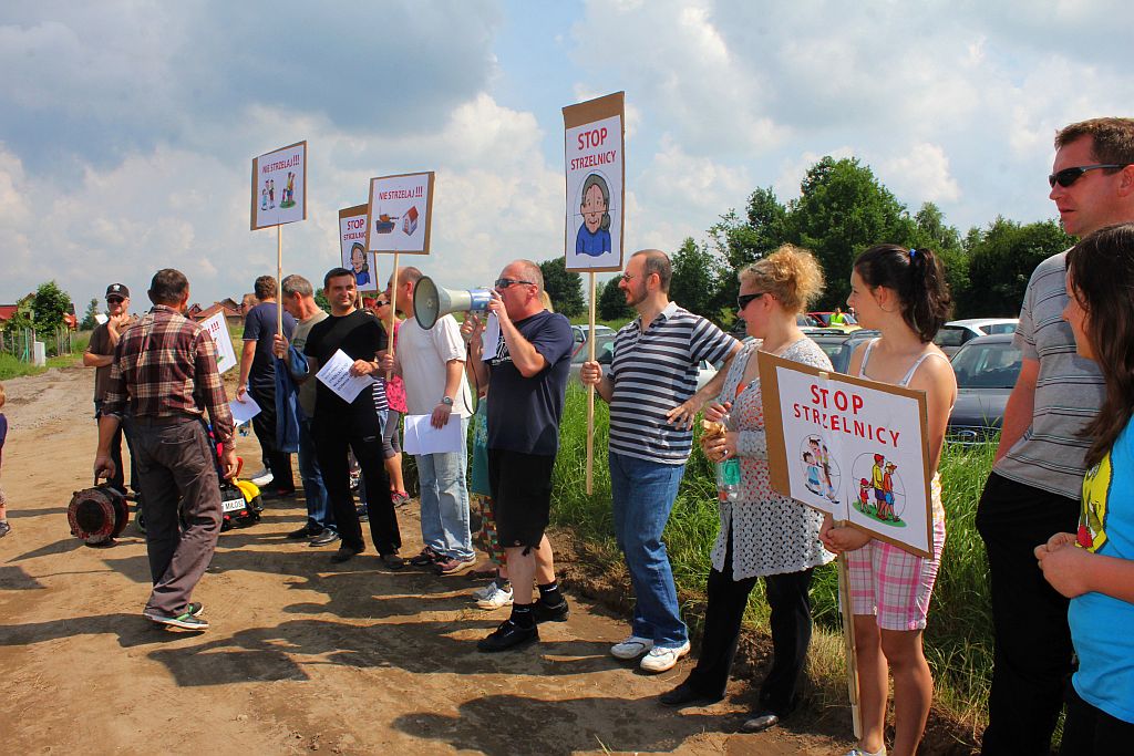 Stop strzelnicy w Dobrzejowie