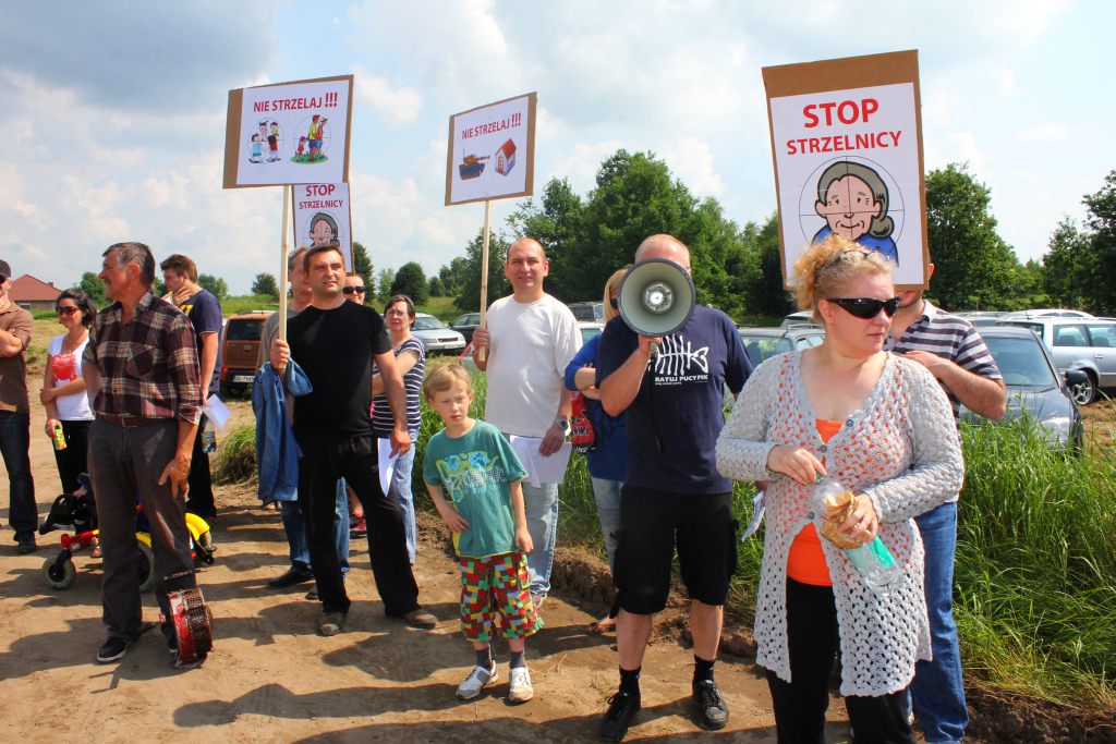 Stop strzelnicy w Dobrzejowie