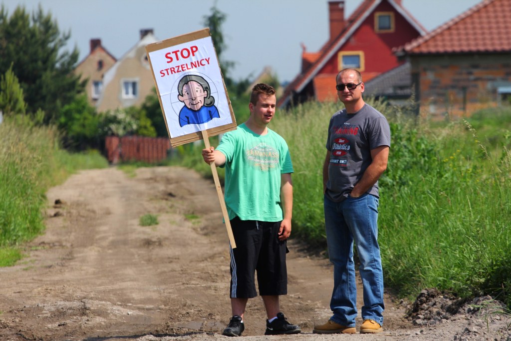 Stop strzelnicy w Dobrzejowie