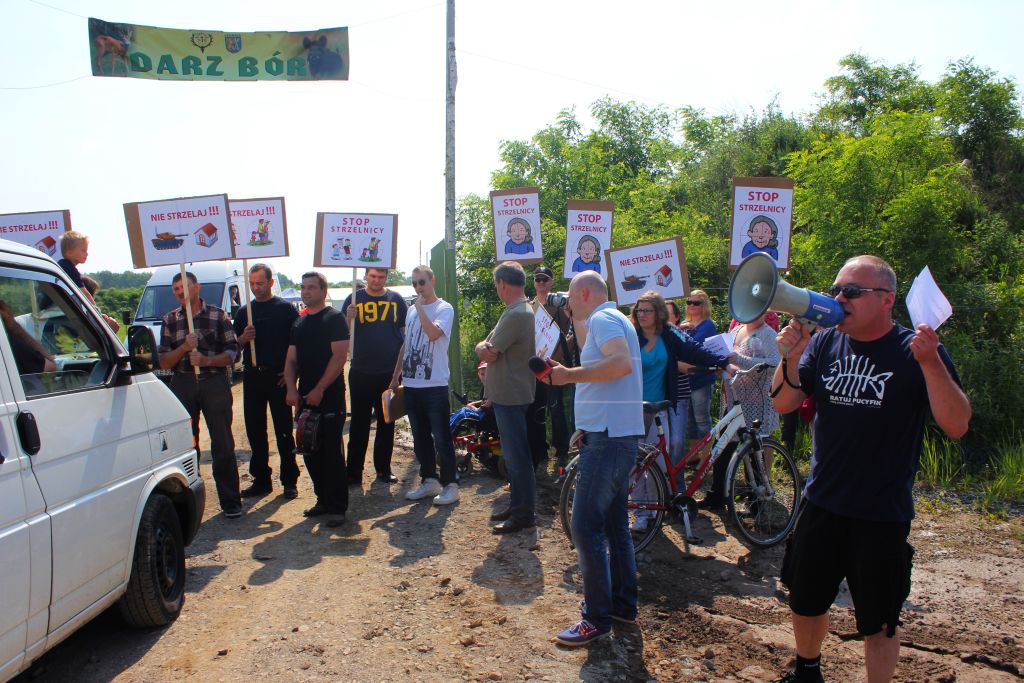 Stop strzelnicy w Dobrzejowie