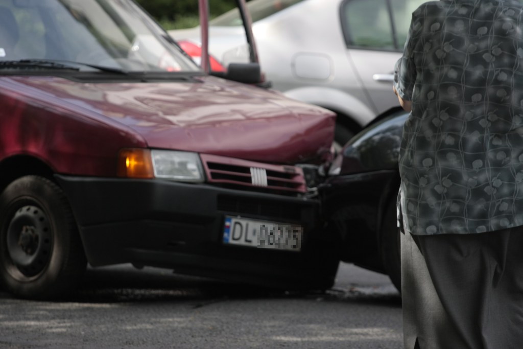 Zderzenie czołowe na ul. Andersa
