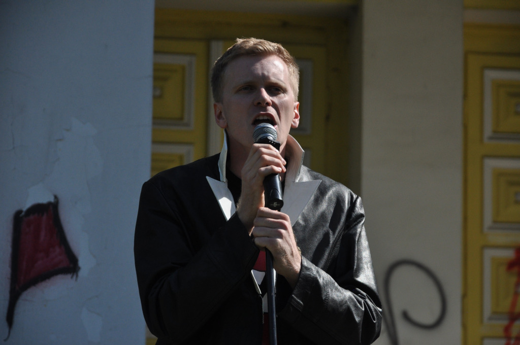 Artur Gotz z zespołem w 