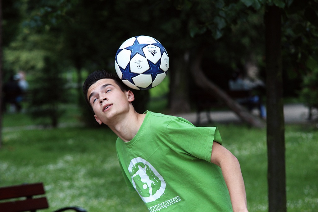 Jednym z najmłodszych freestylowców w Polsce