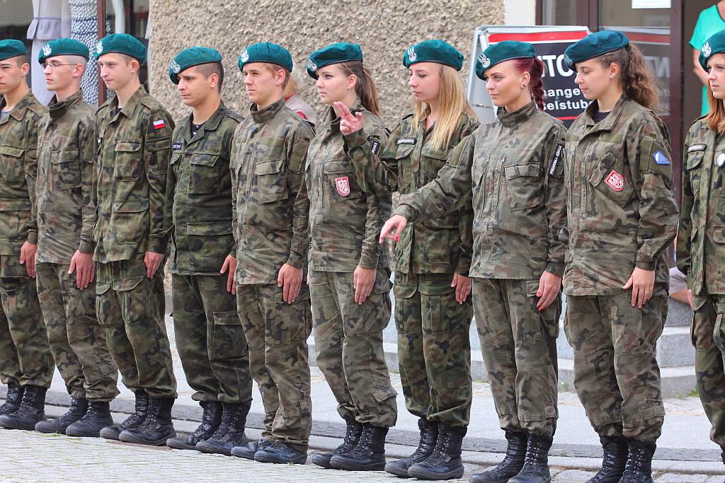 Musztra paradna w Rynku