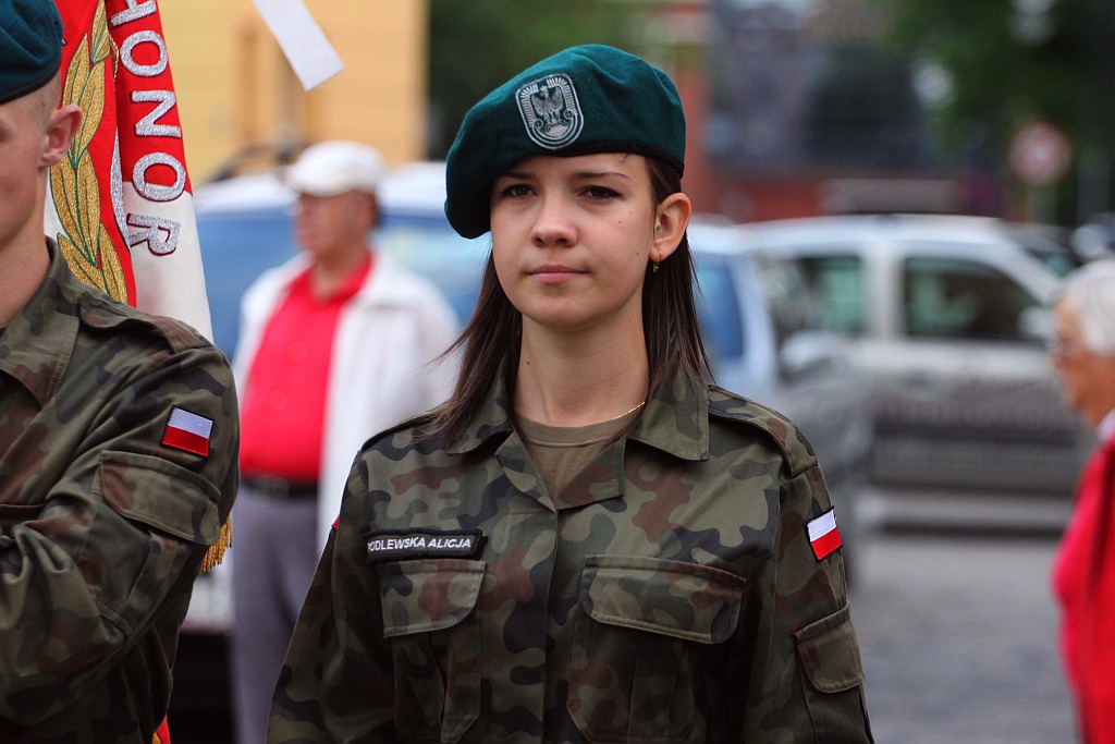 Musztra paradna w Rynku