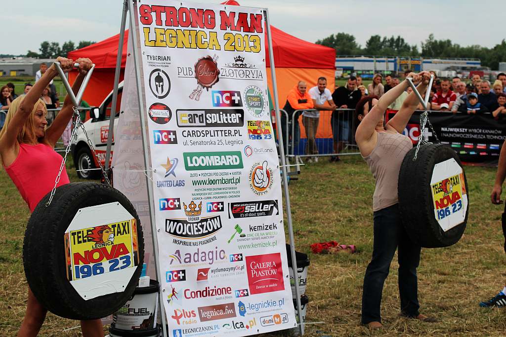 Strongman Show na legnickim lotnisku
