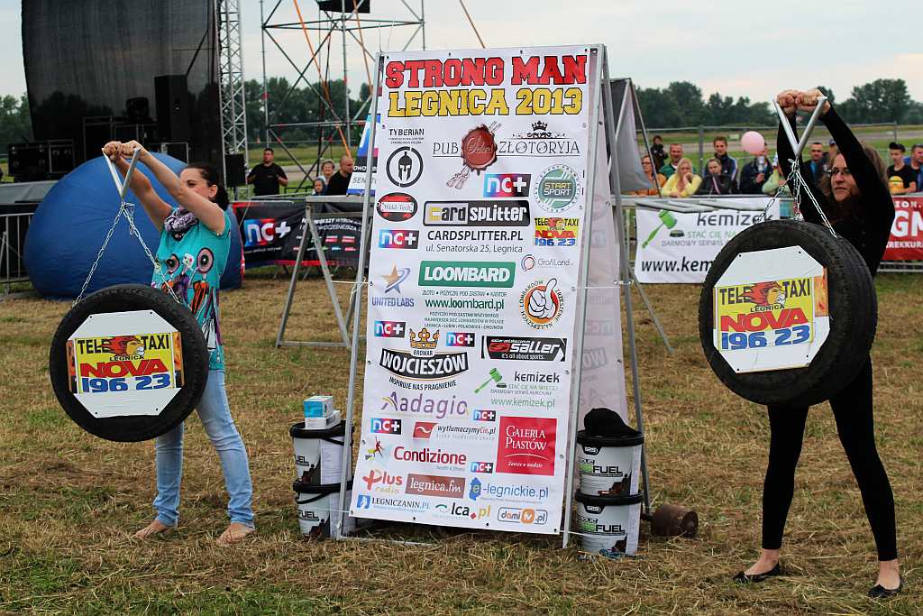 Strongman Show na legnickim lotnisku