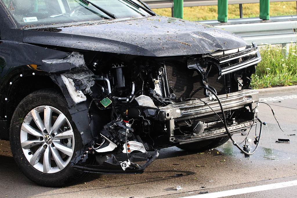 Kolizja na A4 na 93 kilometrze
