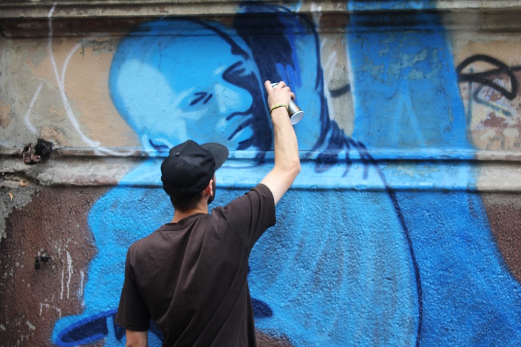 Malowali graffiti na ścianie Spiżarni