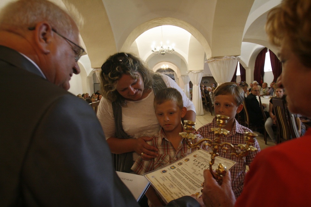 Uroczyste pożegnanie dzieci z kresów