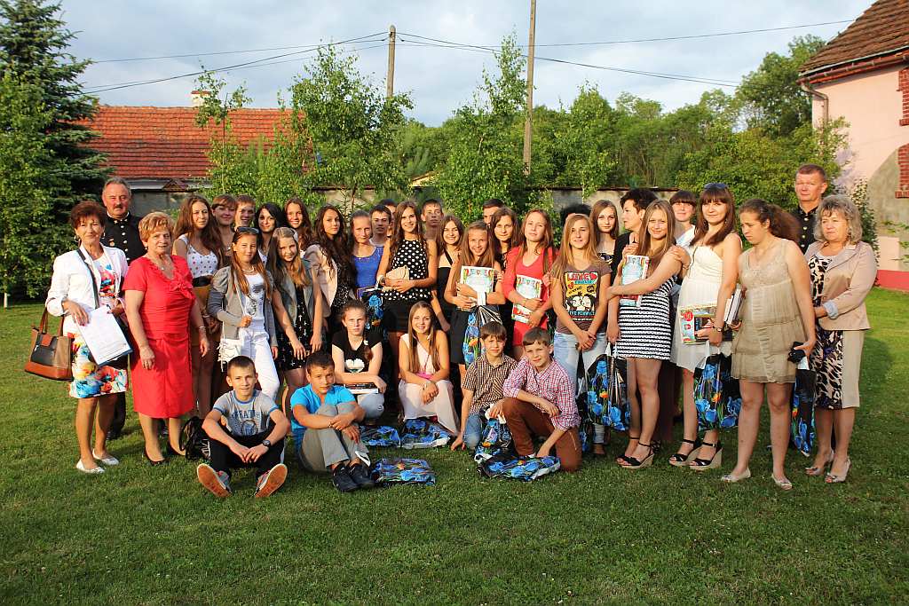 Uroczyste pożegnanie dzieci z kresów