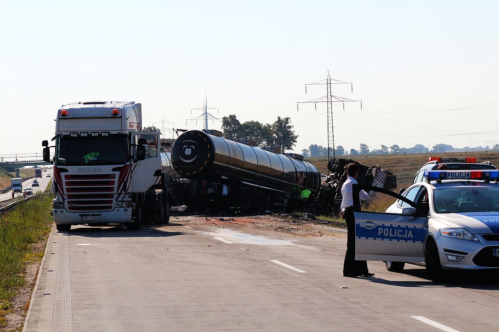 Wypadek na autostradzie A4. Trasa zablokowana!