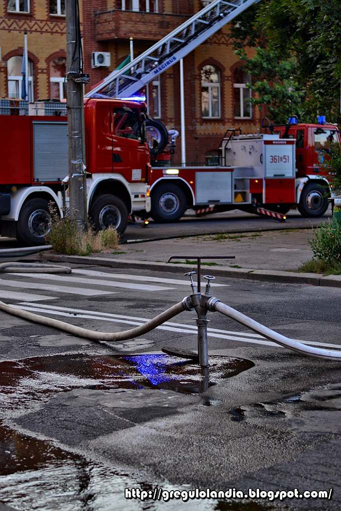 Pożar w obiektywach naszych czytelników