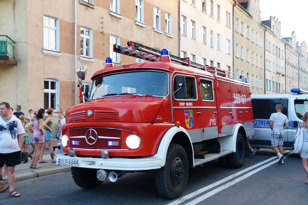 Pożar opuszczonego baraku na terenie Elpeny