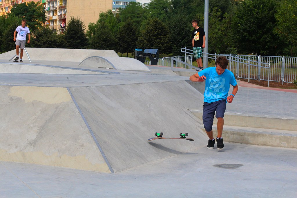 Nadzór wydał zgodę na korzystanie ze skateparku