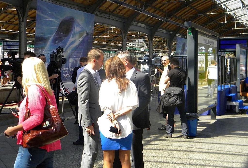 Pendolino pokazało się pasażerom