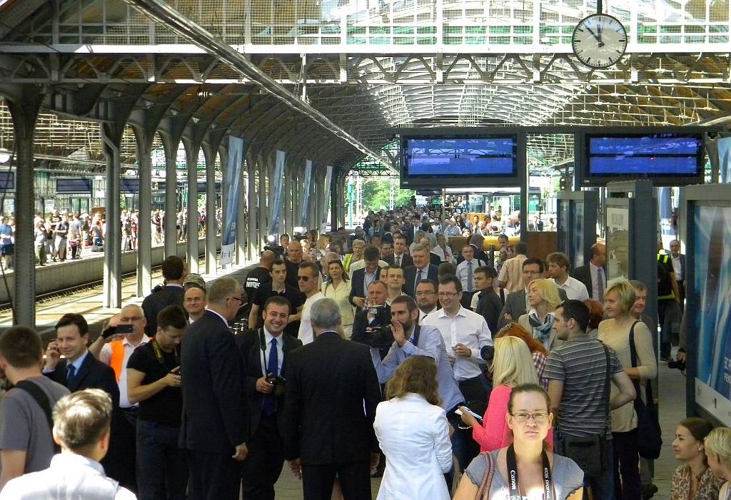 Pendolino pokazało się pasażerom