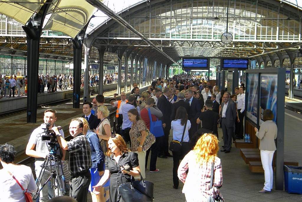 Pendolino pokazało się pasażerom