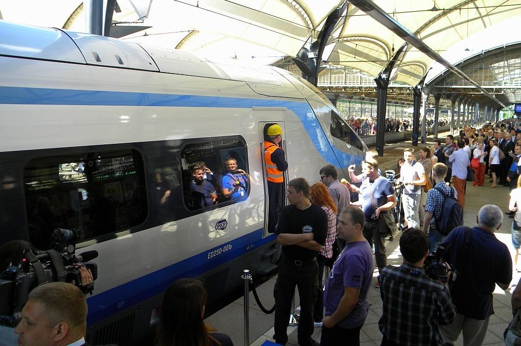 Pendolino pokazało się pasażerom