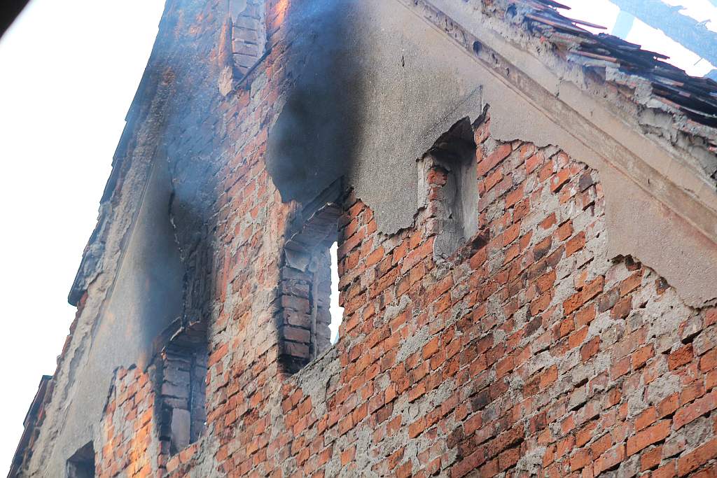 Palił się pustostan przy Wielogórskiej