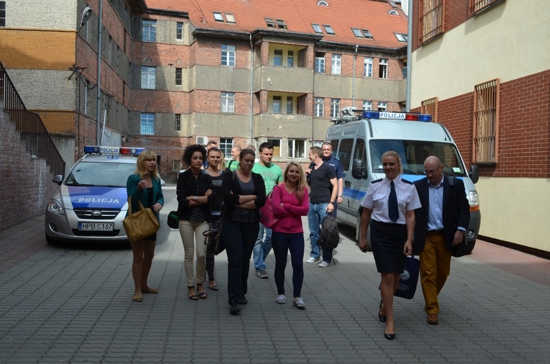 Policjanci zza Odry odwiedzili legnicką komendę