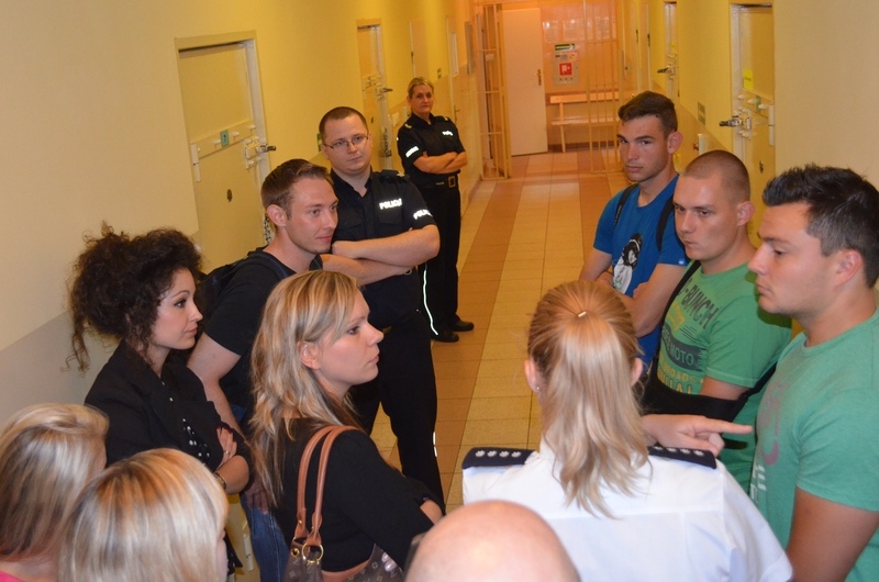 Policjanci zza Odry odwiedzili legnicką komendę