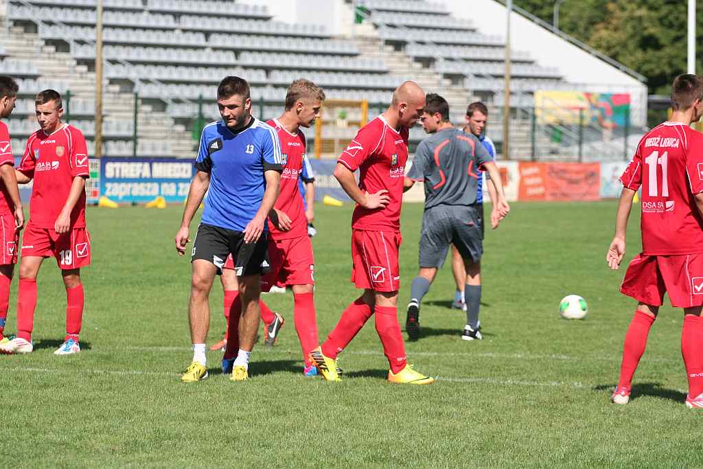 Juniorzy Miedzi sprawdzili formę starszych kolegów