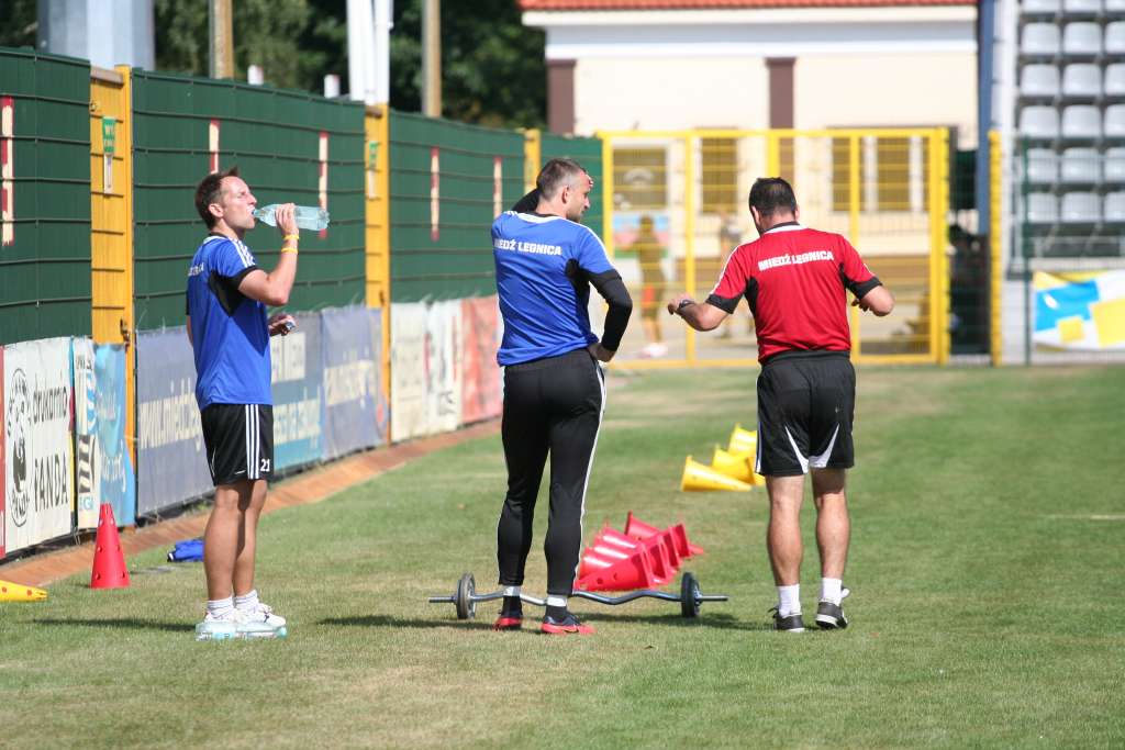 Juniorzy Miedzi sprawdzili formę starszych kolegów