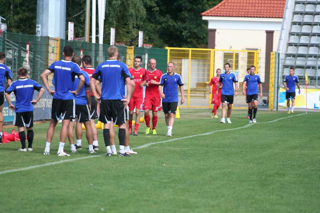 Juniorzy Miedzi sprawdzili formę starszych kolegów
