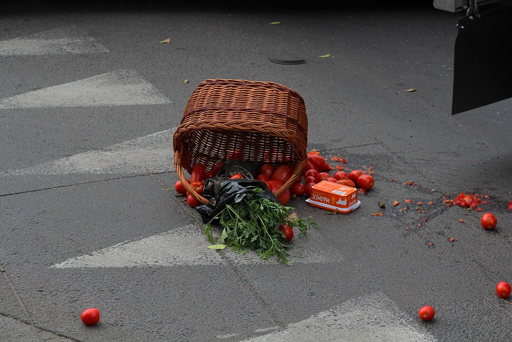 Potrącenie rowerzystki na Jaworzyńskiej